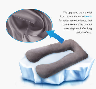 U-Shaped Maternity Pillow Cooling Pregnancy Support