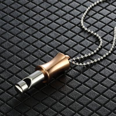 Yoga &amp; Meditation Breath Control Whistle Necklace