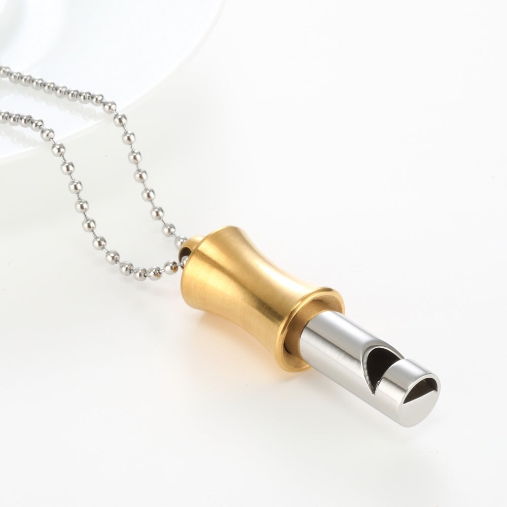 Yoga &amp; Meditation Breath Control Whistle Necklace